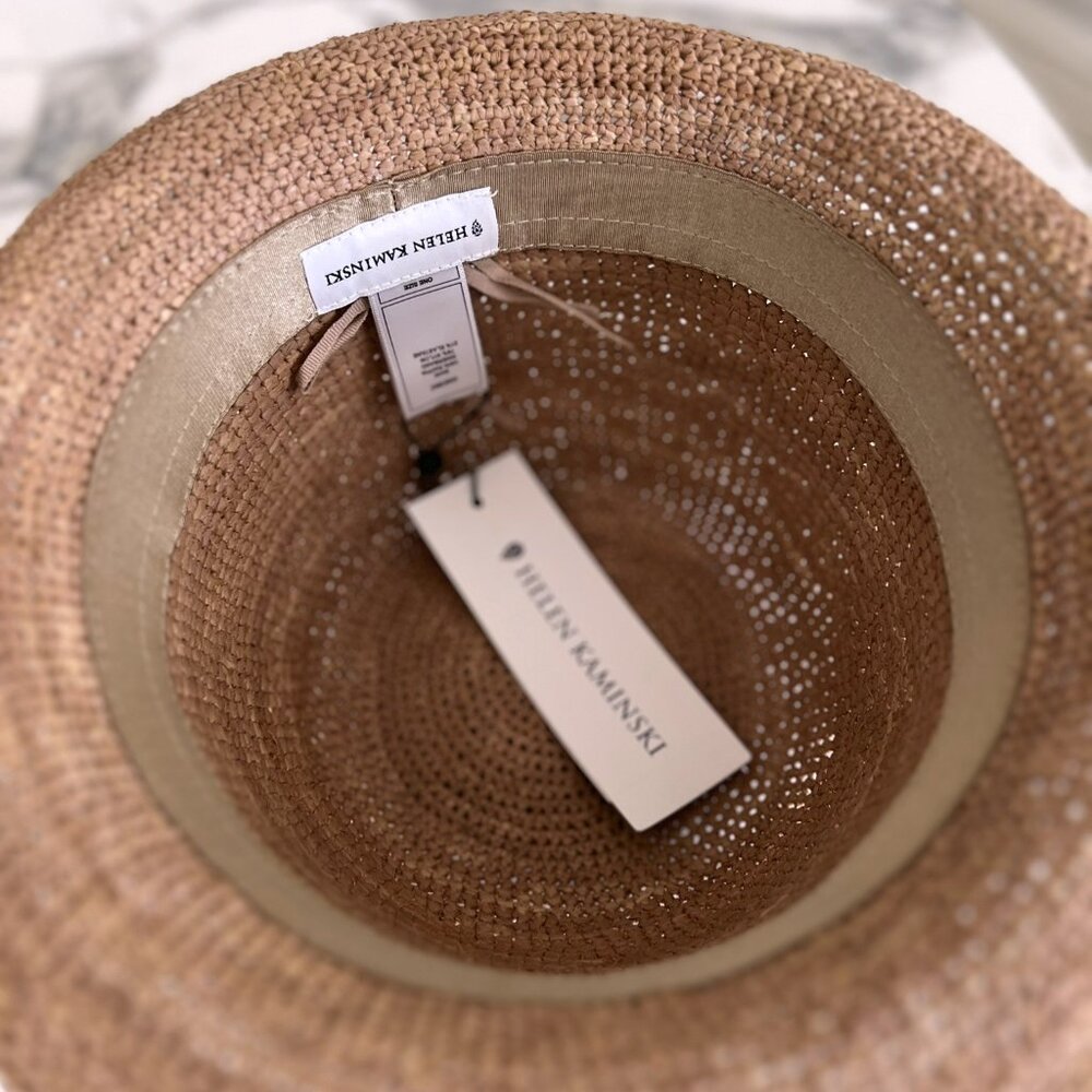 NWT - Helen Kaminski Provence 8 Raffia Hat - Nougat👒 - Picture 5 of 6